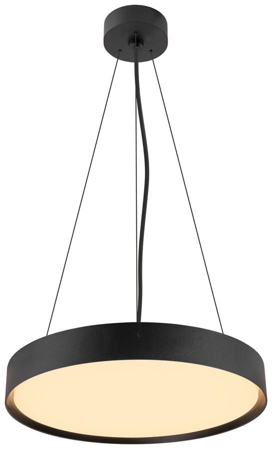 LED-Decken-/Wandleuchte SLV DECONA 42 23W 2260lm 927/930 IP44 DIM Ø420 schwarz