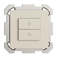 UP-Szenentaster 2 Szenen vertikal/2T Edue Wiser crema