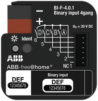 Binäreingang ABB free@home gr 4-fach für UP-Montage