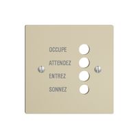 Frontplatte EDIZIOdue vanille, französisch