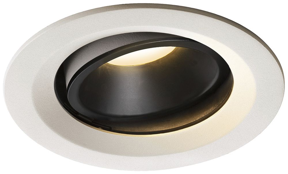 LED-Downlight SLV NUMINOS MOVE M 17.5W 1500lm 3000K 55° DIM Ø135×81mm ws/sz