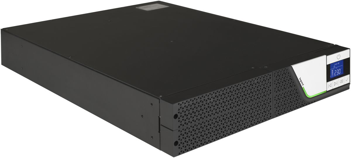 USV-Anlage Legrand KEOR SPE 19" Rack 2U, 1L/1L, 1500VA/1200W, 3min à 100%