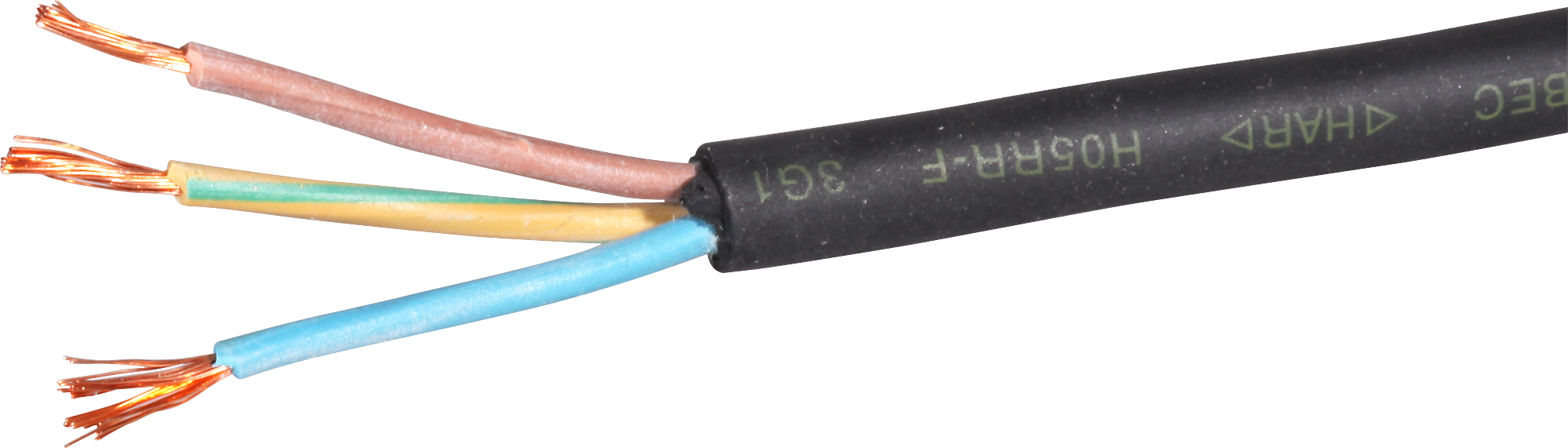 Cavo Gd 3×1mm² LNPE nero Eca