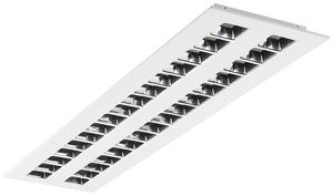 EB-LED-Deckenleuchte Sylvania OPTIX 1250 ALU 26W 3600lm 4000K DALI weiss
