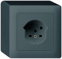 AP-Steckdose kallysto T15 anthrazit Schraubklemme