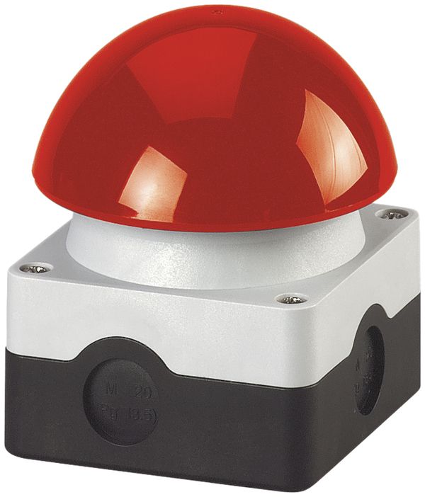 Fusstaster KM 10A ohne Sperrung rot