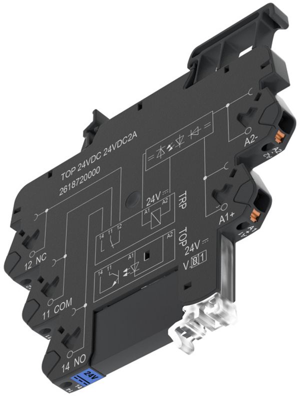 Halbleiterrelais TERMOPTO TOP 24VDC 1S 3…33VDC 2A PUSH IN