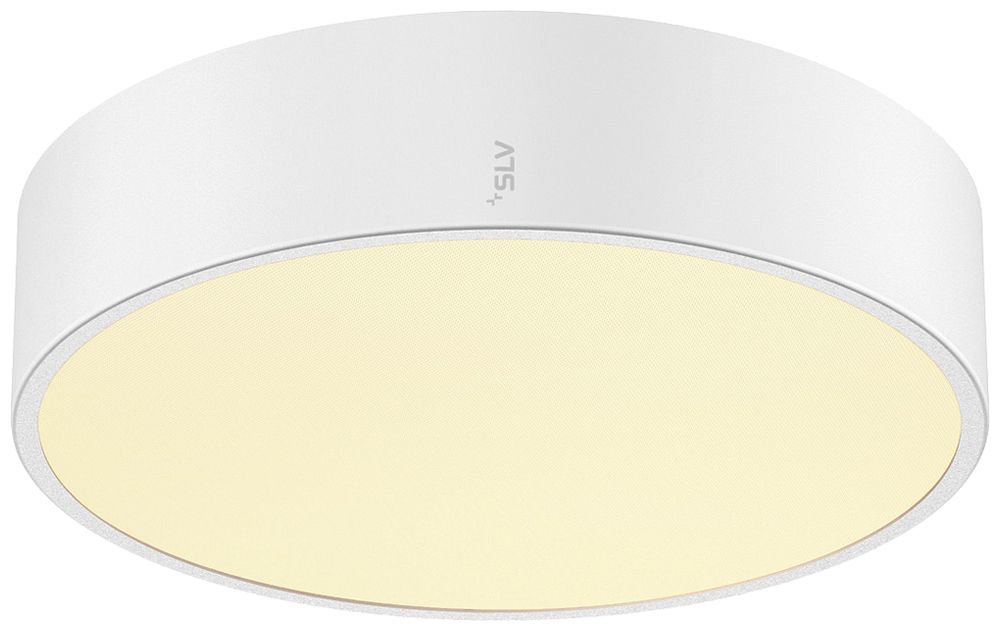 Plafonnier LED SLV MEDO PRO 30DC 10W 1250lm 930/940 IP50 DALI Ø280mm blanc