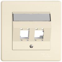 UP-Montageset EDIZIO.liv SNAPFIX® für freenet Kat.5e/6 2× cr