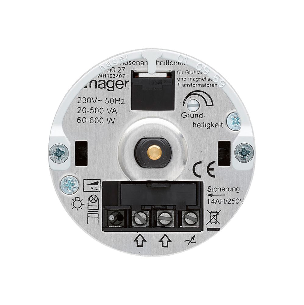 Intérieur pour variateur rotatif Hager 20…500VA par commande de phase Type E