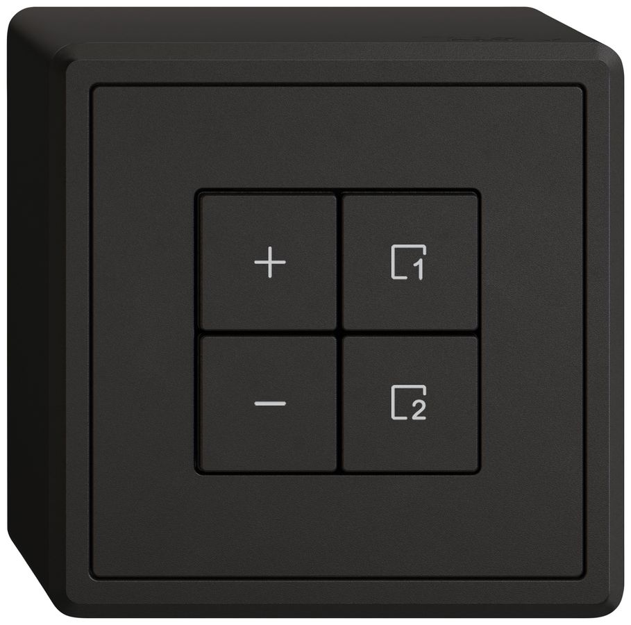 Station sec.variateur AP EDIZIO.liv Wiser SNAPFIX® 1 scène 4 touches WLAN no