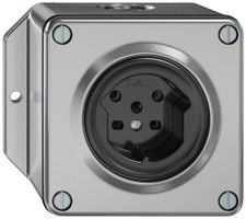 Presa AP ELEMENT SNAPFIX® 1×tipo 15 10A 440V IP20 all