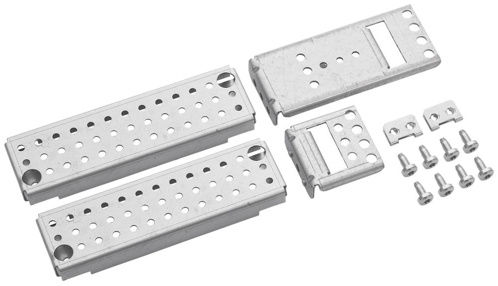 Traverse Hager weber.mes C p=350mm avec équerre de fixation