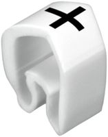 Leitermarkierer Weidmüller CLI C MP für Ø4…10mm 4×7mm Symbol: +, weiss