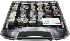 Sortimentskoffer AGRO mit Kunststoff-Verschraubungen