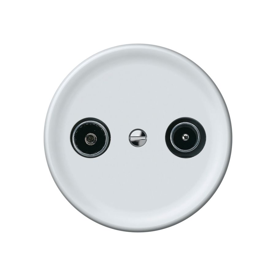 Antennendose TV-R origin Durchgangsdose 15dB 1.7dB weiss
