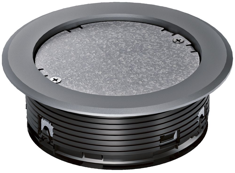 Leitungsauslass mit Blinddeckel Hager, H>32mm grau