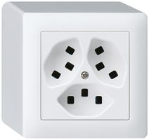 Presa AP Hager kallysto 3×T23 Q bianco ultra