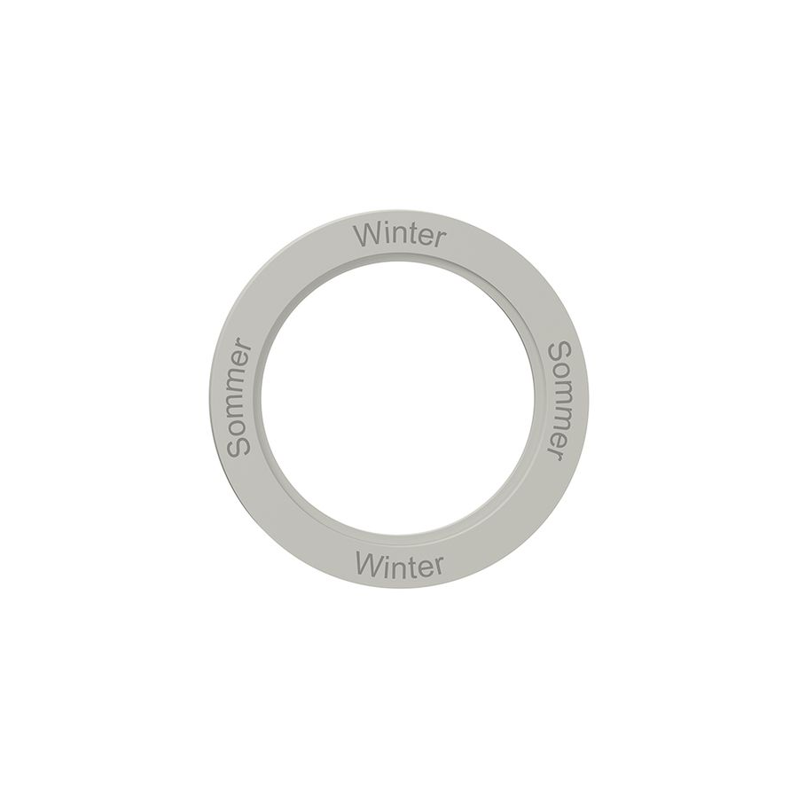 Kennscheibe NEVO, f.Drehschalter, Sommer-Winter-Sommer-Winter, lichtgrau