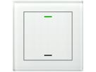 Pulsante KNX RGBW INC MDT BE-GTL1TW.01 1t/2a temp.vetro bianco "neutrale"