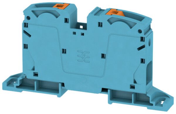 Morsetto passante Weidmüller A2C PUSH IN 2×35mm² blu