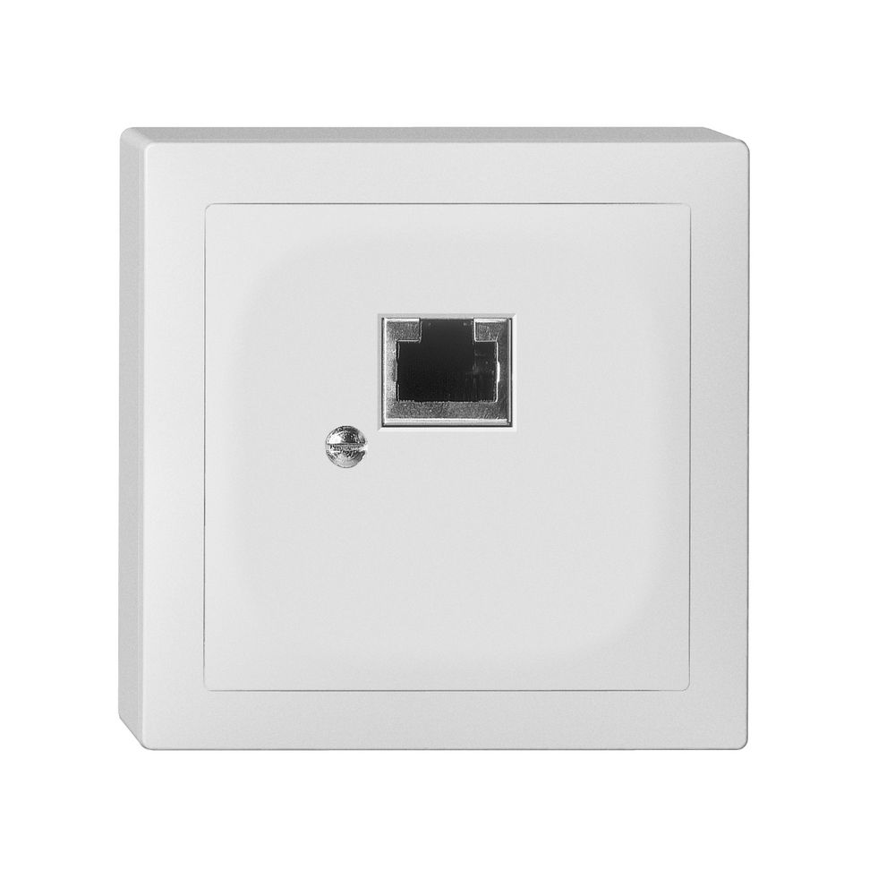 Prise AP SIDUS A 1×RJ45 blanc