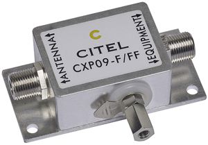 Überspannungsschutz für HF Flury CXP09, Typ 3, 60 V, F-Stecker F/F