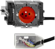 Presa INS FH T23 L1 arancione 49…69mm per cavo piatto Technofil