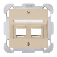 UP-Montageset kallysto 2×Keystone beige mit Befestigungsplatte