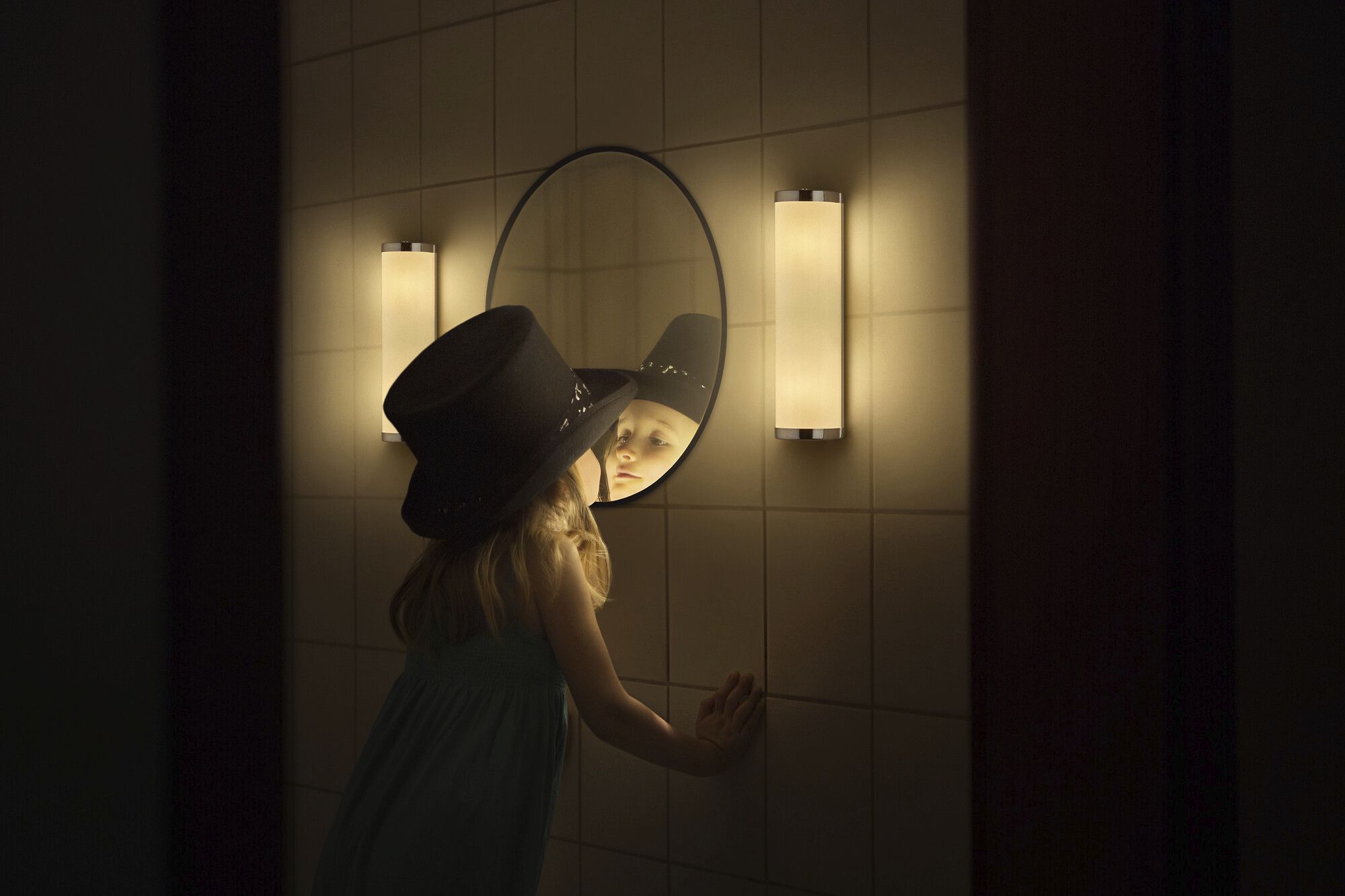 Wandleuchte LEDVANCE Bathroom E14 2×0…12W IP44 320×86mm Chrom