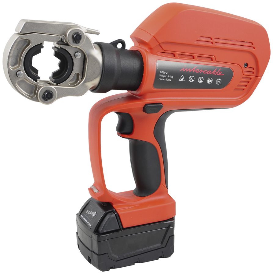 Akku-Presswerkzeug elektro-hydraulisch Intercable AP60-2, 300mm²