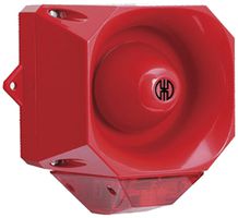 Sirena flash LED WERMA, 9...60VDC, 110dB, 32 toni, 2 toni control.a distanza, ro