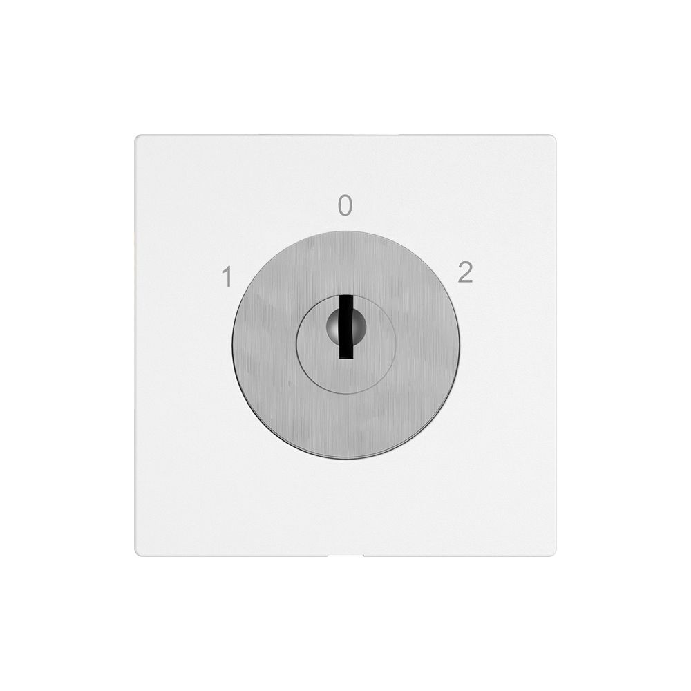 Interrupteur à clé EDIZIO.liv a.KABA 1007F/5000 a.cont.sép.3P 1-0-2 p=77mm bc