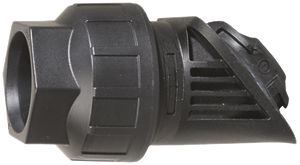 Kabelverschraubung M20 schwarz mit Bajonettverriegelung