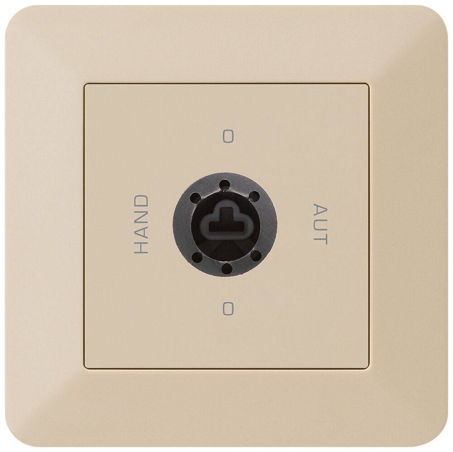 UP-Drehschalter 0-Hand-0-Aut kallysto.trend 2/1L beige für Schloss