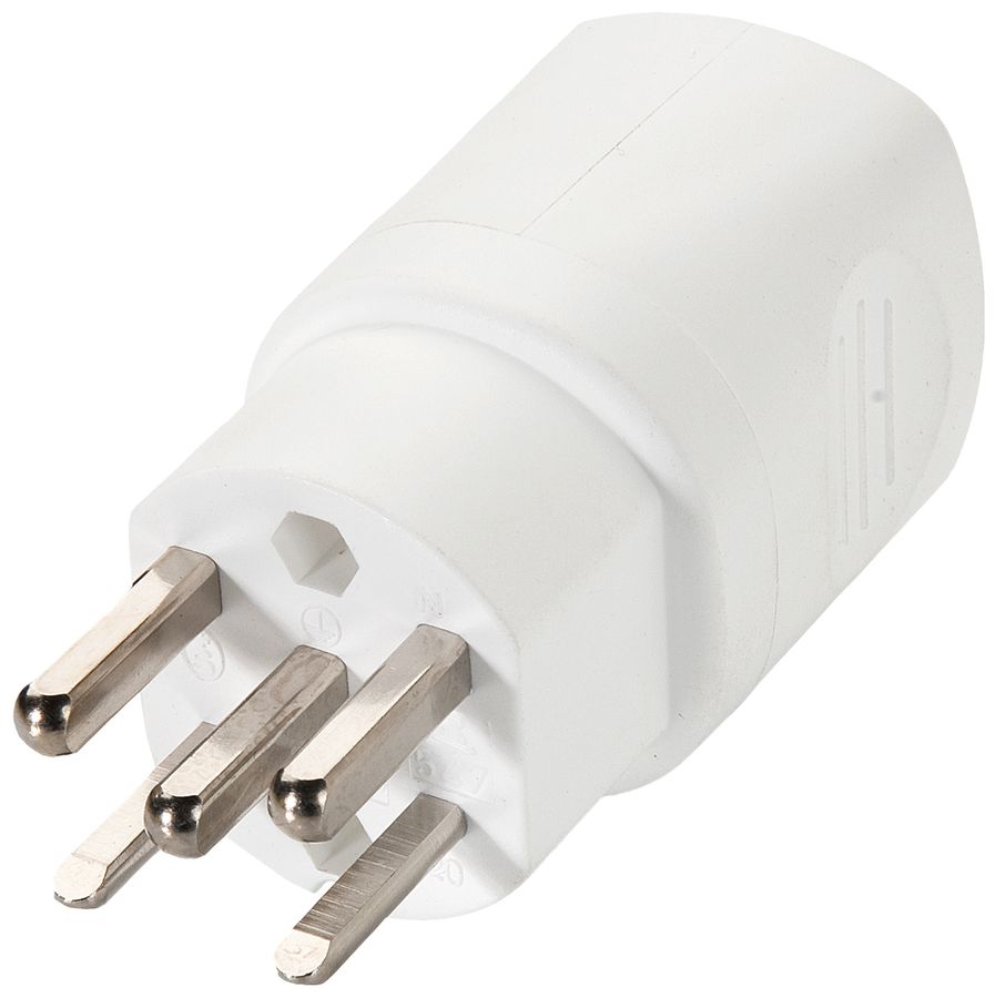Stecker ELBRO T25 weiss 16A 400V