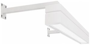 Wandhalterung SG Facet II Stahl 480×55×55mm weiss 2 Stück