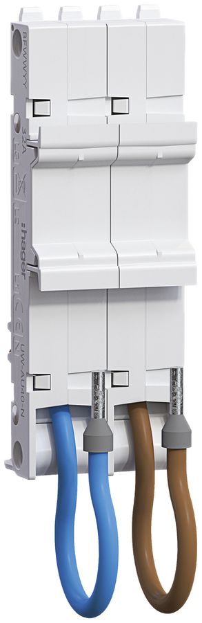 Universaladapter Hager uniway 36mm, 40A, 2P, NL1