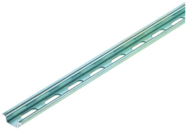 Barre profilée Weidmüller TS15 15×5.5×2000mm à fente 4.2×12mm acier zinguée