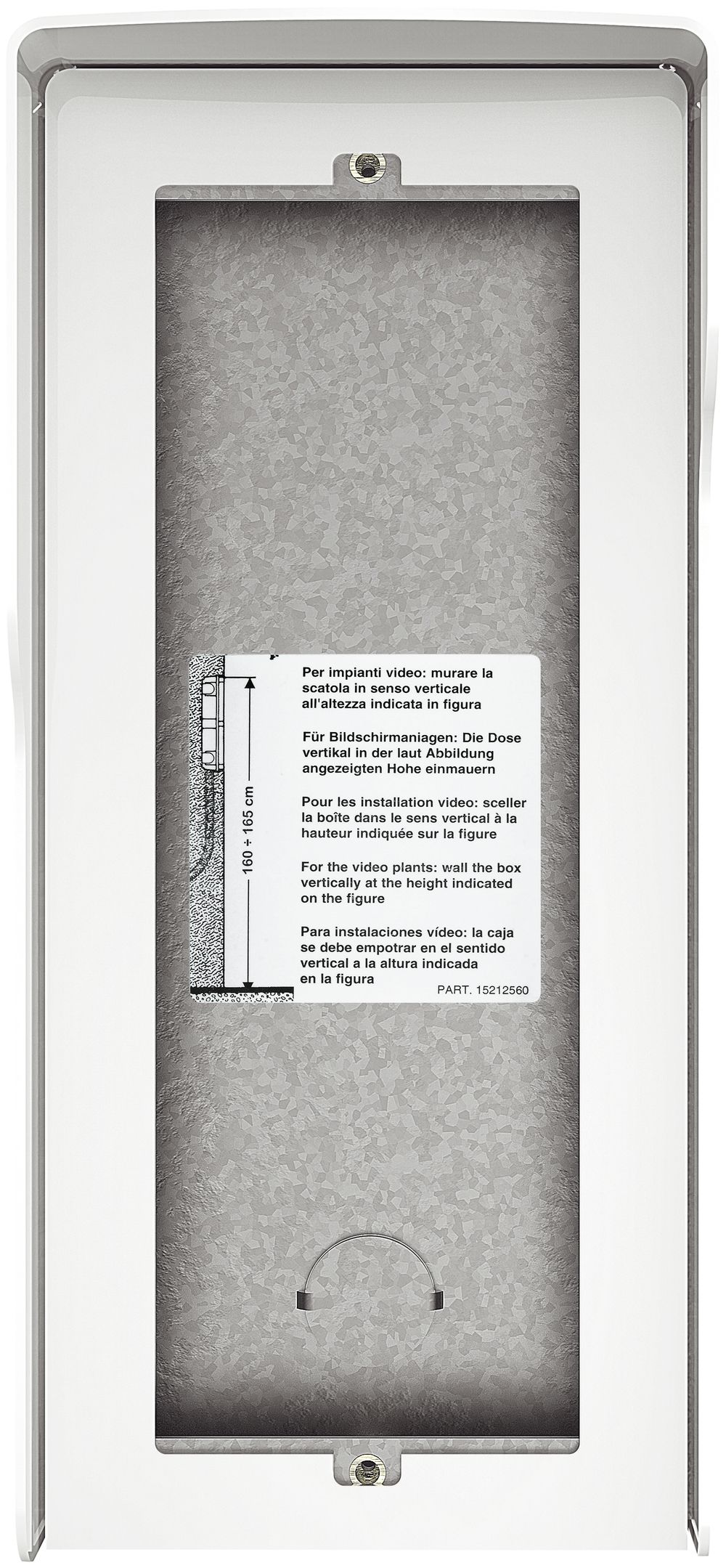 AP-Gehäuse Sfera 3 Module weiss