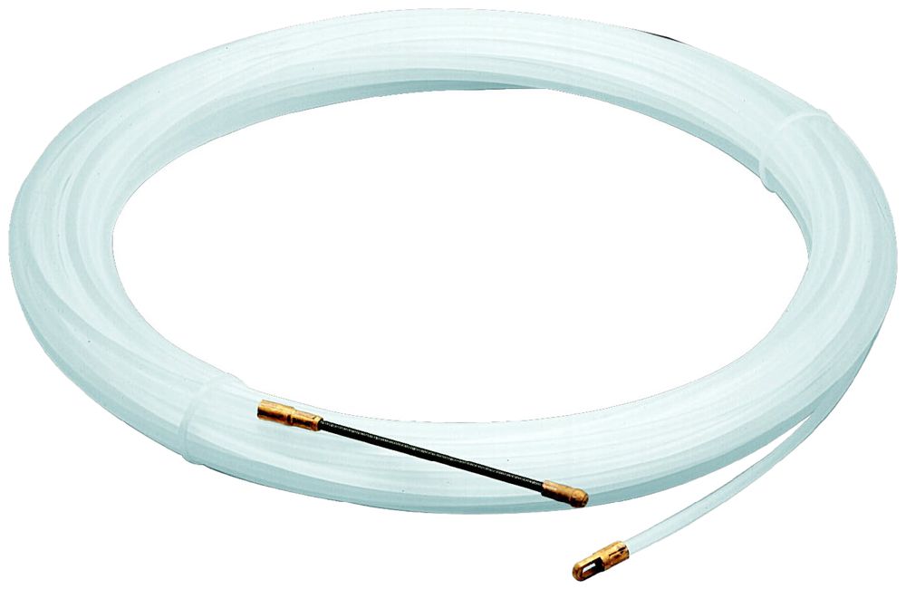 Einziehdraht Nylon PM mit Feder 2 Ösen fixiert 30m