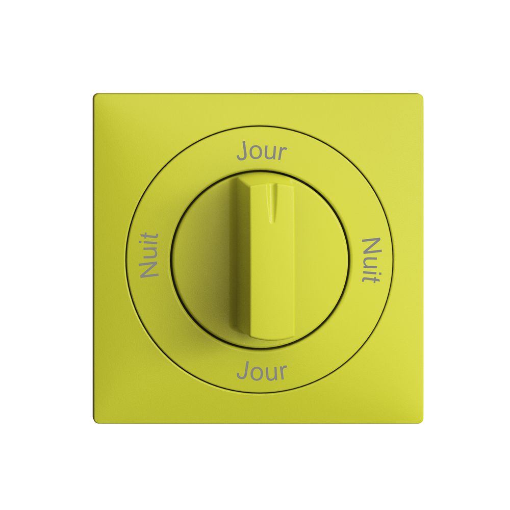 Kit frontale Nuit-Jour-Nuit-Jour EDIZIOdue 60×60mm lemon