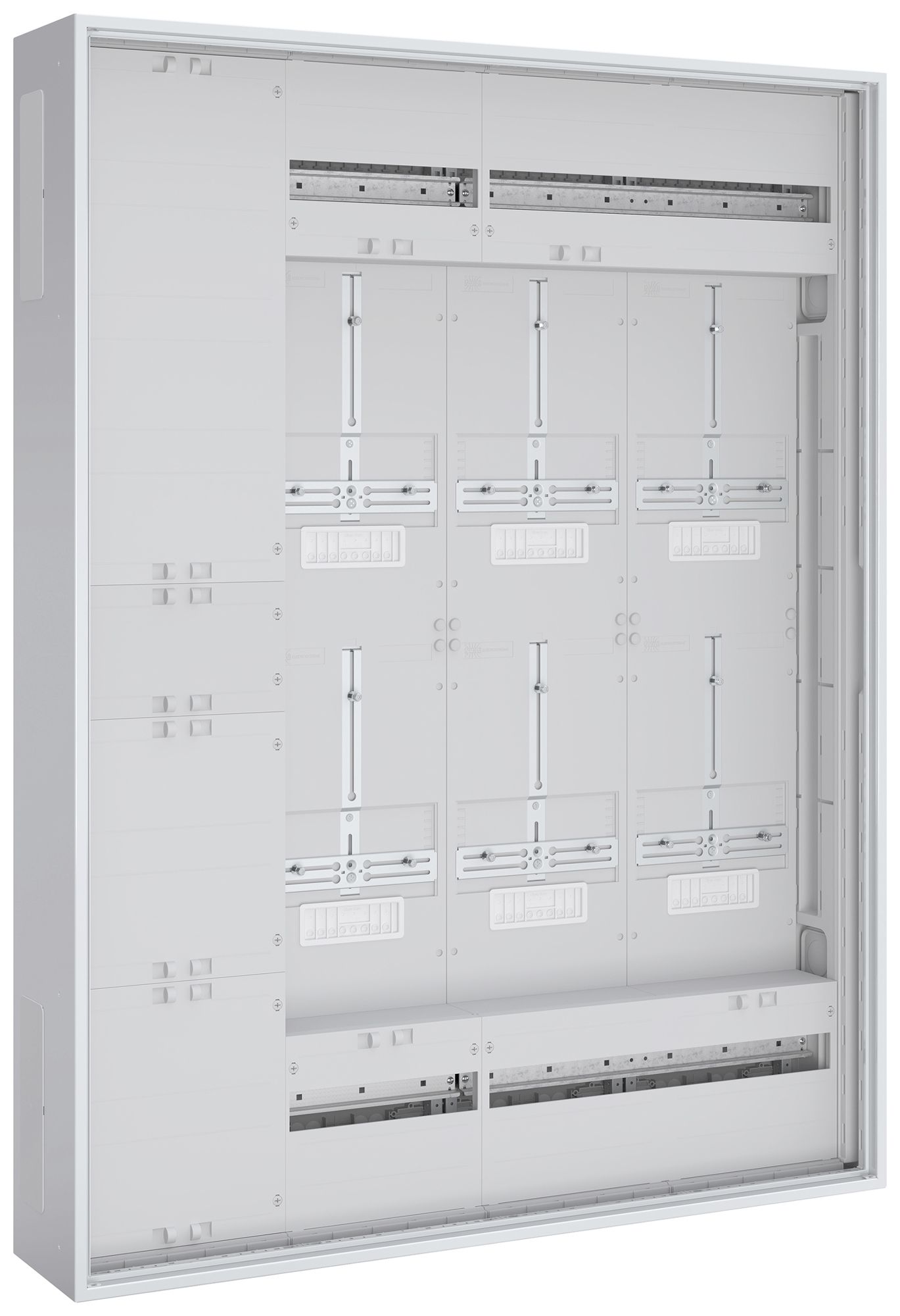 UP-Feldverteiler PrismaSeT XL IP44 2-reihig 6 Zählerplätze 1050×1400×210mm