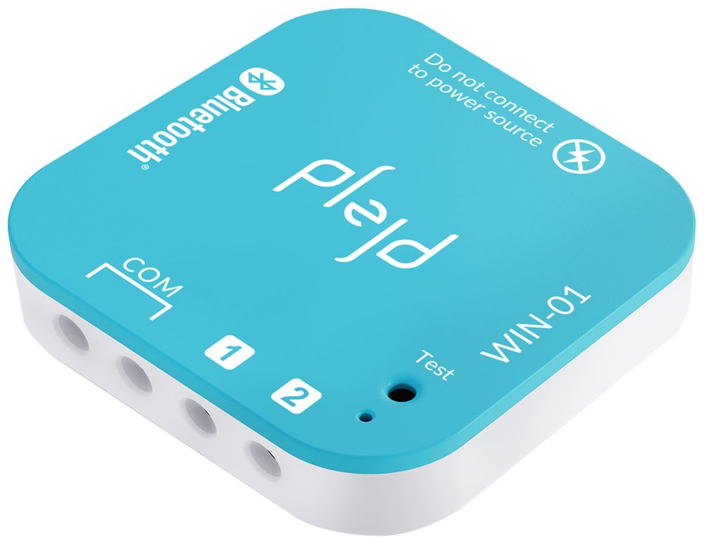 EB-RF-Binäreingang Plejd WIN-01 2-Kanal 1×CR2450 BT, Mesh/2.4GHz