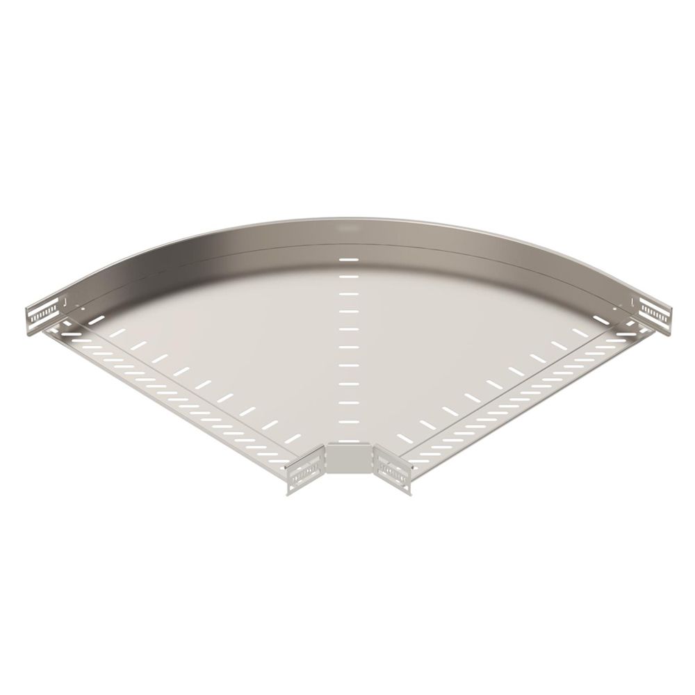 Bogen BET RB 90° 60×600mm Edelstahl A2 blank