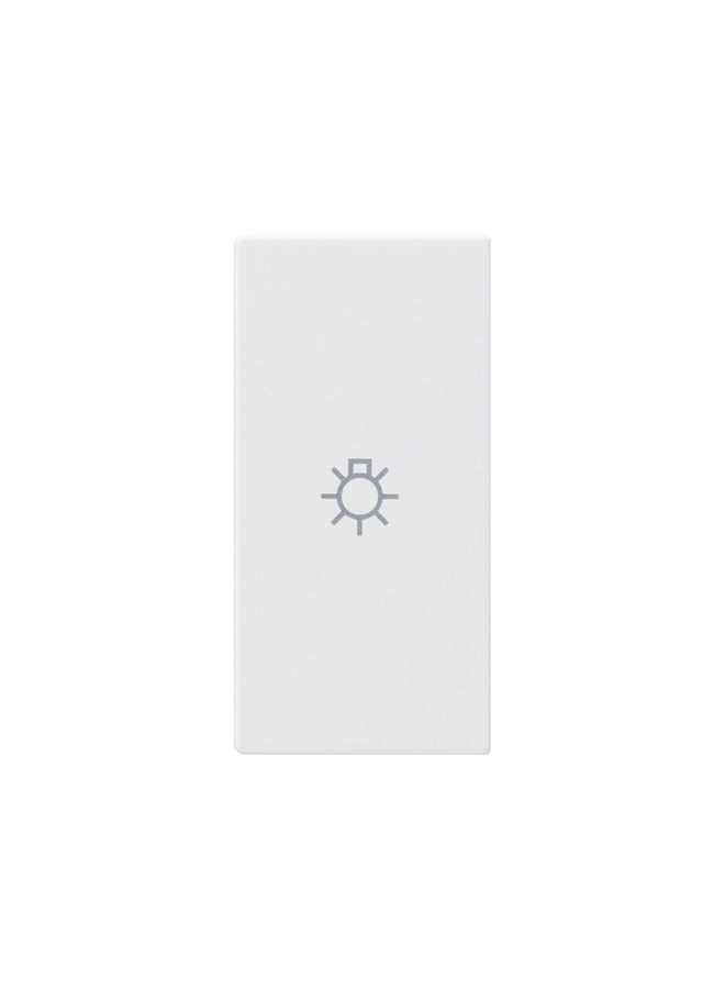 Knopf kallysto mit Symbol Licht weiss
