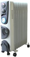 Oelradiator Modell 9D 2000W weiss/grau