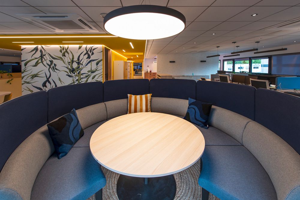 LED-Deckenleuchte SLV MEDO PRO 90 75W 11200lm 930/940 IP50 DALI Ø900mm schwarz