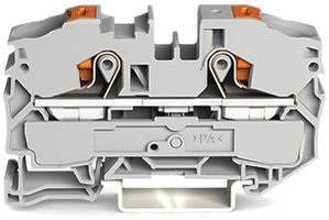 Borne de passage WAGO TopJob-S 16mm² 2L gris série 2216