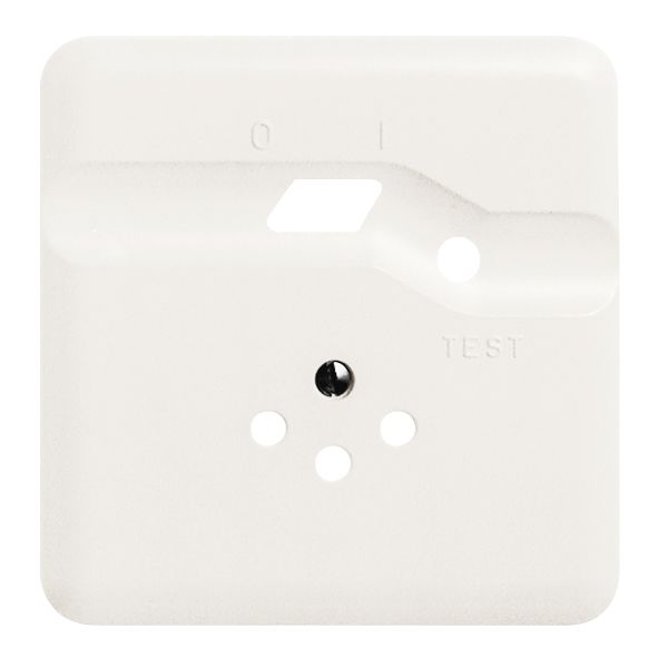 Frontset FH zu Steckdose T12 FI 10 weiss